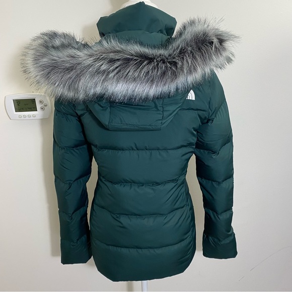 The North Face Women's Gotham Jacket Down Coat Dark Sage Green Sz XS BRAND NEW! - Picture 8 of 12